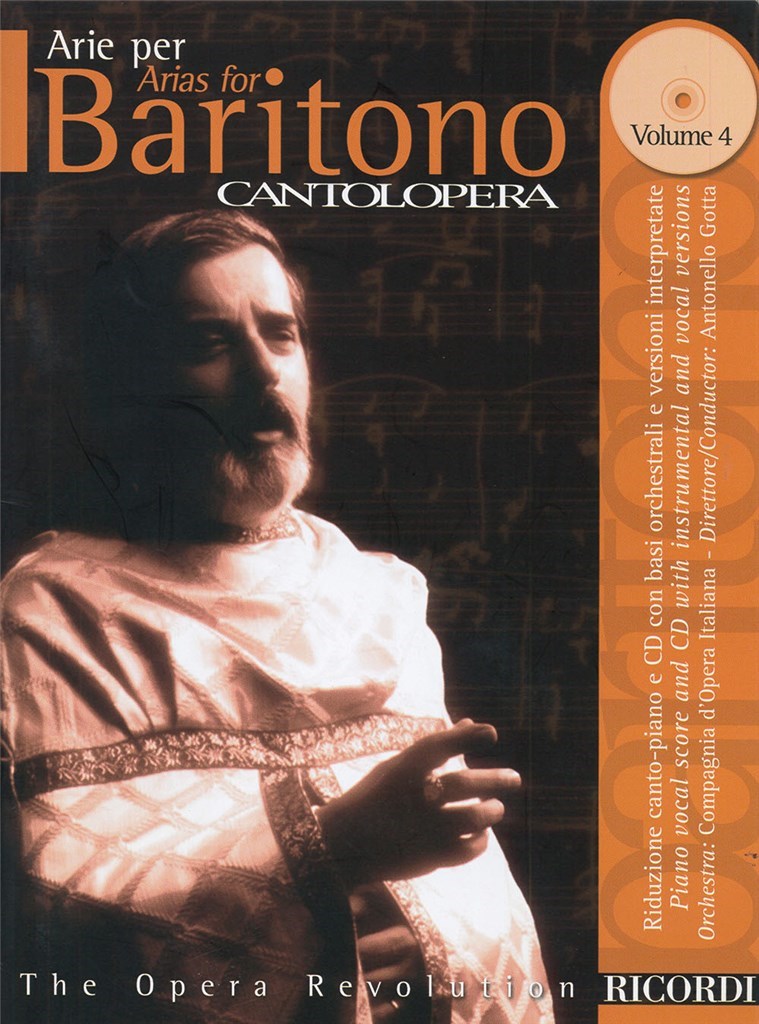 Cantolopera: Arie Per Baritono Vol. 4